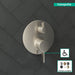 hansgrohe Ecostat Pressure Balance Trim S with Diverter, brushed nickel - view 3