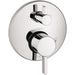 hansgrohe Ecostat Pressure Balance Trim S with Diverter, chrome