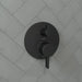 hansgrohe Ecostat Pressure Balance Trim S with Diverter, matte black - view 2