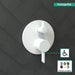 hansgrohe Ecostat Pressure Balance Trim S with Diverter, matte white - view 3