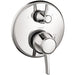 hansgrohe Ecostat Classic Pressure Balance Trim with Diverter, Round, chrome