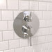 hansgrohe Ecostat Classic Pressure Balance Trim with Diverter, Round, chrome - view 2
