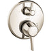 hansgrohe Ecostat Classic Pressure Balance Trim with Diverter, Round, polished nickel