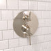 hansgrohe Ecostat Classic Pressure Balance Trim with Diverter, Round, polished nickel - view 2