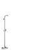 hansgrohe Croma Showerpipe without Shower Components, chrome