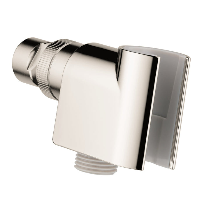 hansgrohe Showerarm Mount for Handshower, polished nickel