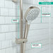 hansgrohe Croma Select E Handshower 110 3-Jet, 1.75 GPM, brushed nickel - view 4