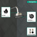 hansgrohe Croma 100 Classic Showerhead 3-Jet, 1.8 GPM, chrome - view 3