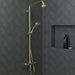 hansgrohe Croma 100 Classic Showerhead 3-Jet, 1.8 GPM, polished nickel - view 2