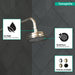 hansgrohe Croma 100 Classic Showerhead 3-Jet, 1.8 GPM, polished nickel - view 3