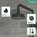 hansgrohe Croma 100 Classic Showerhead 3-Jet, 1.8 GPM, rubbed bronze - view 3
