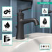 hansgrohe Joleena Single-Hole Faucet 100 with Pop-Up Drain, 0.5 GPM, matte black - view 3