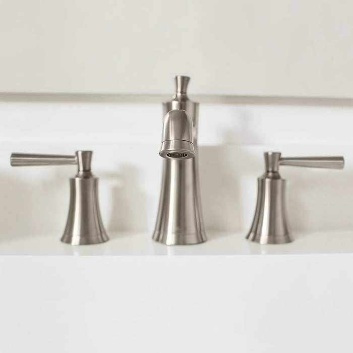 hansgrohe Joleena Widespread Faucet 100 with Pop-Up Drain, 1.2 GPM, brushed nickel - view 2