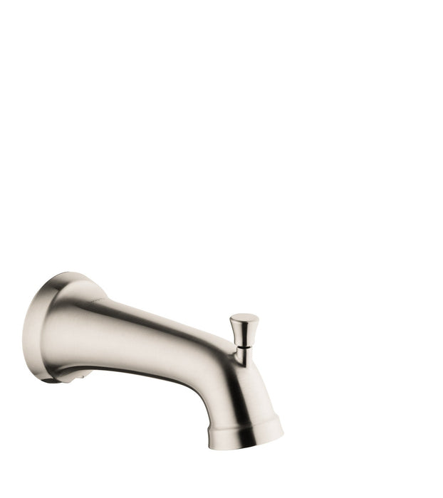 hansgrohe Joleena Tub Spout with Diverter, brushed nickel
