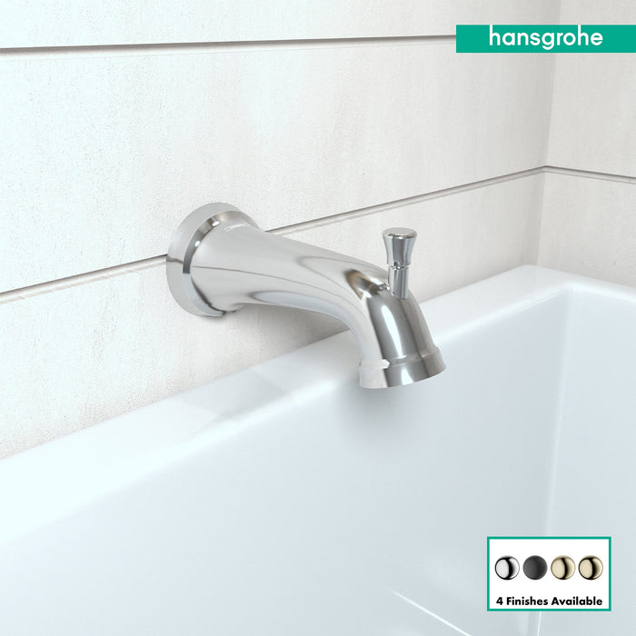 hansgrohe Joleena Tub Spout with Diverter, chrome - view 3