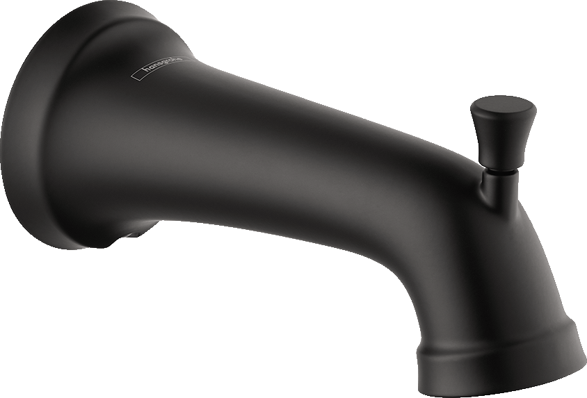 hansgrohe Joleena Tub Spout with Diverter, matte black