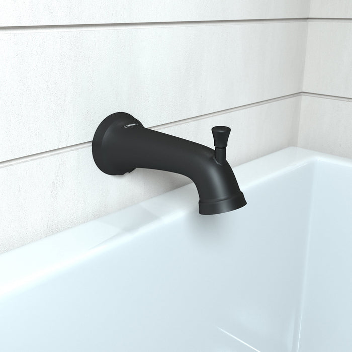 hansgrohe Joleena Tub Spout with Diverter, matte black - view 2