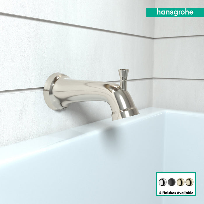 hansgrohe Joleena Tub Spout with Diverter, polished nickel - view 3