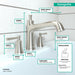 hansgrohe Joleena 3-Hole Roman Tub Set Trim, brushed nickel - view 4