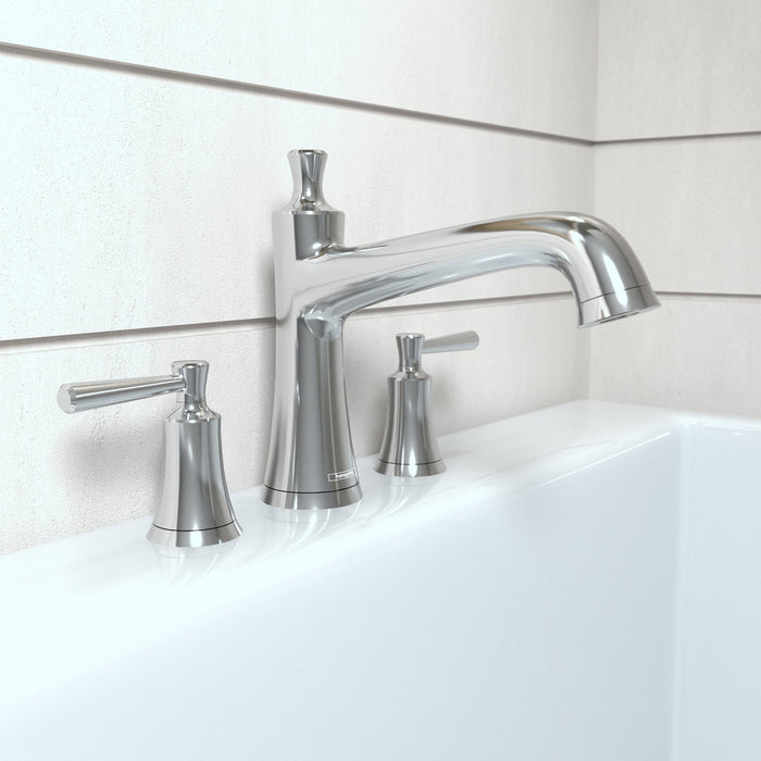 hansgrohe Joleena 3-Hole Roman Tub Set Trim, chrome - view 2
