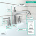 hansgrohe Joleena 3-Hole Roman Tub Set Trim, chrome - view 4