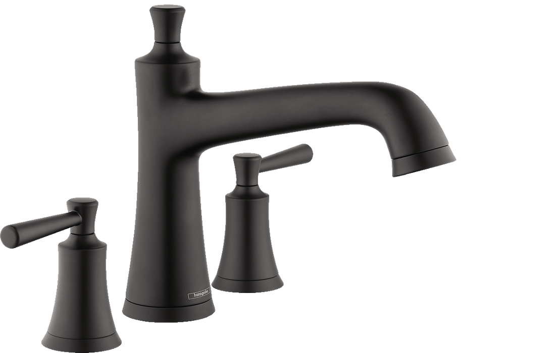 hansgrohe Joleena 3-Hole Roman Tub Set Trim, matte black