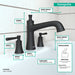 hansgrohe Joleena 3-Hole Roman Tub Set Trim, matte black - view 4