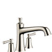 hansgrohe Joleena 3-Hole Roman Tub Set Trim, polished nickel