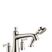 hansgrohe Joleena 4-Hole Roman Tub Set Trim with 1.75 GPM Handshower, polished nickel