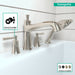 hansgrohe Joleena 4-Hole Roman Tub Set Trim with 1.75 GPM Handshower, polished nickel - view 3