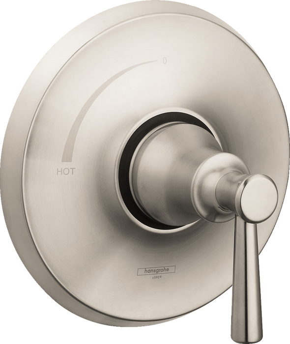 hansgrohe Joleena Pressure Balance Trim, brushed nickel