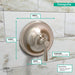 hansgrohe Joleena Pressure Balance Trim, polished nickel - view 4