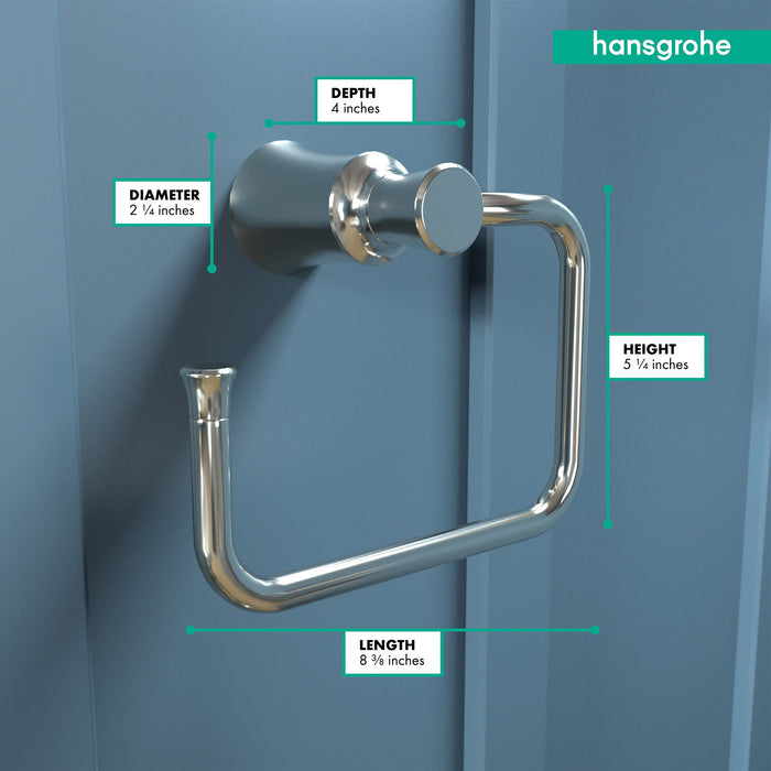 hansgrohe Joleena Towel Ring, polished nickel - view 4