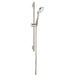 hansgrohe Croma Select E Wallbar Set 110 3-Jet 24", 1.75 GPM, brushed nickel