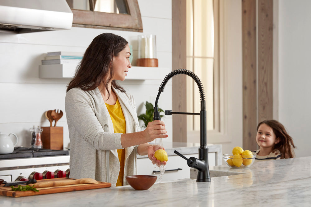 hansgrohe Joleena Semi-Pro Kitchen Faucet, 2-Spray, 1.75 GPM, matte black - view 5
