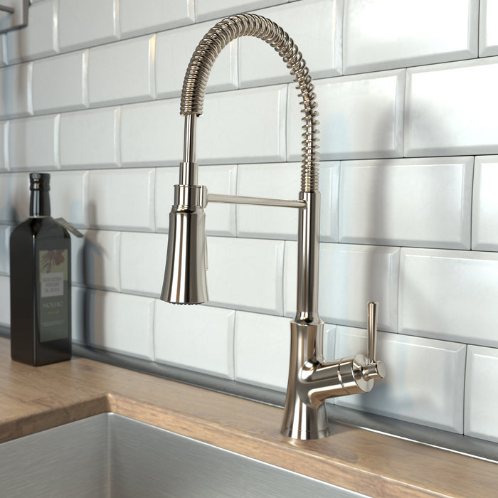 hansgrohe Joleena Semi-Pro Kitchen Faucet, 2-Spray, 1.75 GPM, polished nickel - view 2