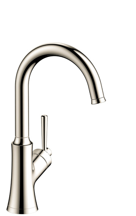 hansgrohe Joleena Bar Faucet, 1.5 GPM, polished nickel