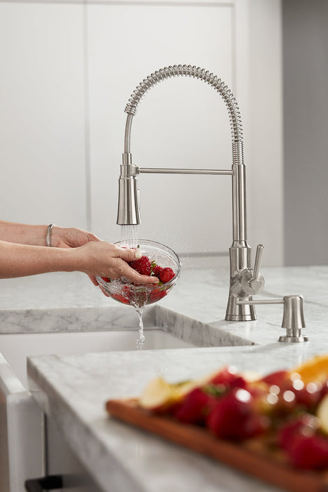 hansgrohe Joleena Soap Dispenser, stainless steel optic - view 5