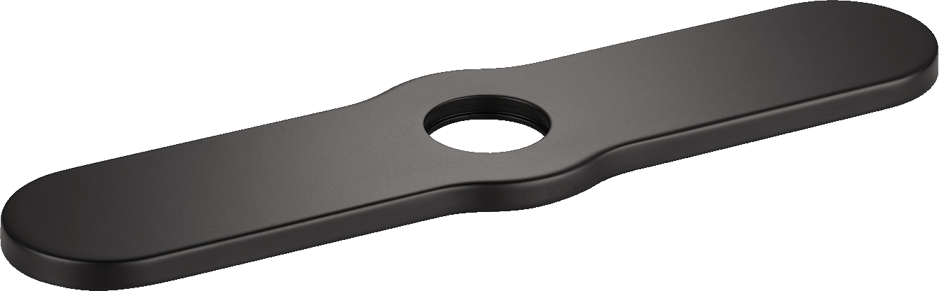 hansgrohe Joleena Base Plate for Single-Hole Kitchen Faucets, 10", matte black