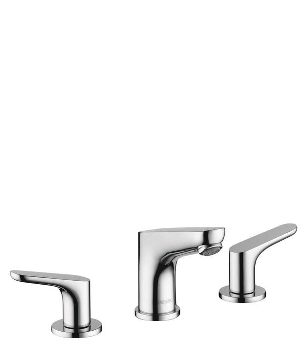 hansgrohe Focus Widespread Faucet 100 with Pop-Up Drain, 1.0 GPM, chrome