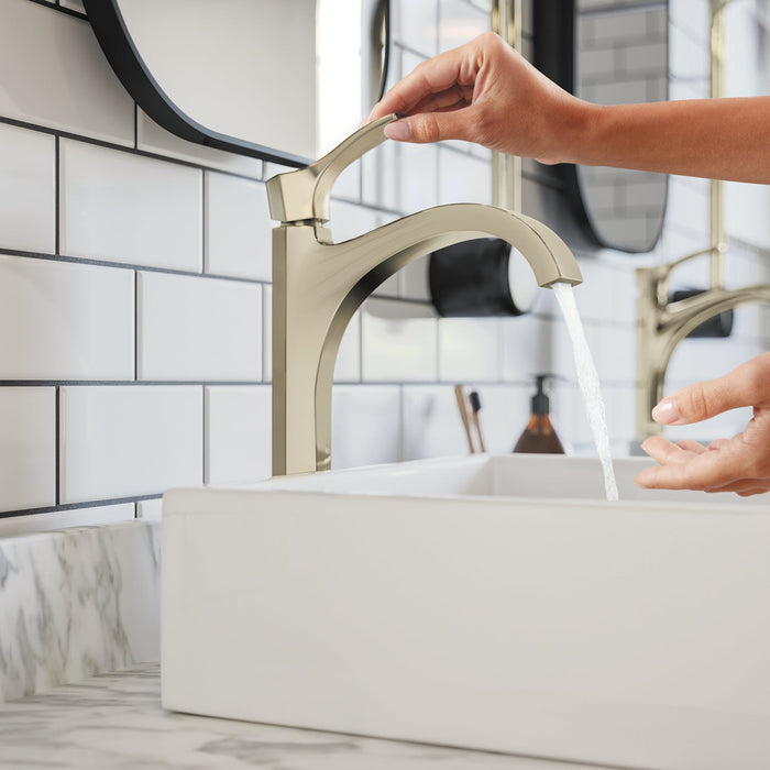 hansgrohe Locarno Single-Hole Faucet 210, 1.2 GPM, polished nickel - view 3