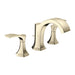 hansgrohe Locarno Widespread Faucet 110 with pop-up drain, 1.2 GPM, polished nickel