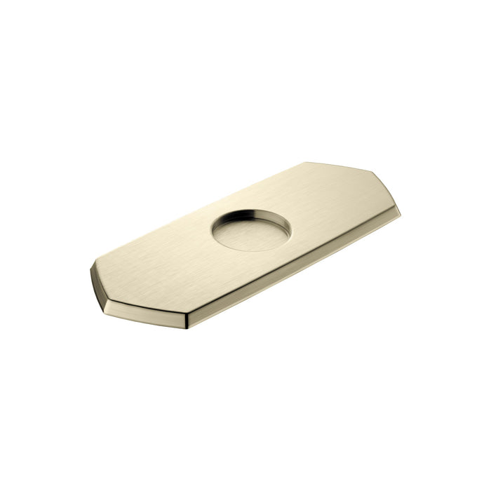hansgrohe Locarno Base Plate for Single-Hole Faucets, brushed nickel