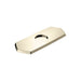 hansgrohe Locarno Base Plate for Single-Hole Faucets, polished nickel