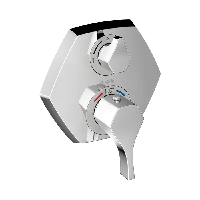 hansgrohe Locarno Thermostatic Trim with Volume Control and Diverter, chrome
