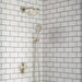hansgrohe Locarno Thermostatic Trim with Volume Control and Diverter, polished nickel - view 2