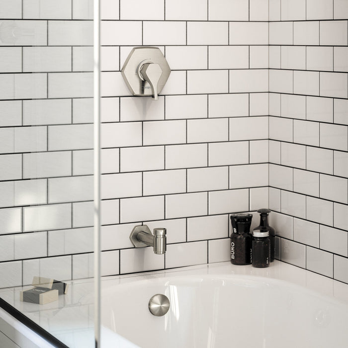 hansgrohe Locarno Showerhead 240 1-Jet, 2.5 GPM, brushed nickel - view 2