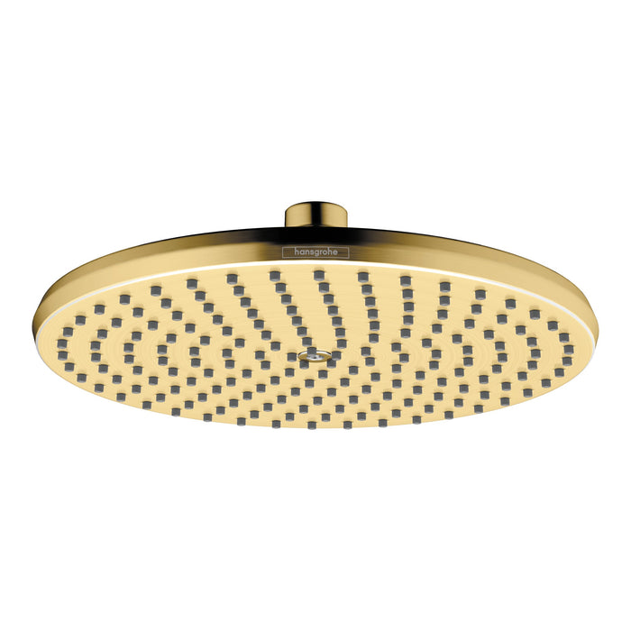 hansgrohe Locarno Showerhead 240 1-Jet, 1.75 GPM, brushed gold optic