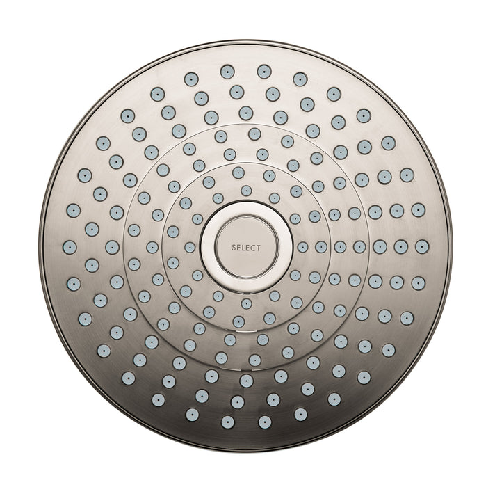 hansgrohe Croma Select S Showerhead 180 2-Jet, 2.5 GPM, brushed nickel