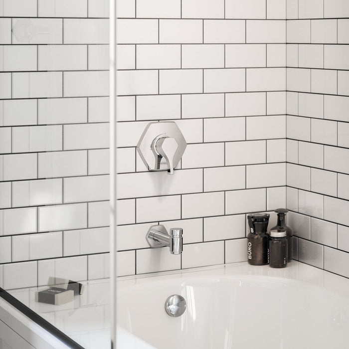 hansgrohe Locarno Showerarm 9", chrome - view 2